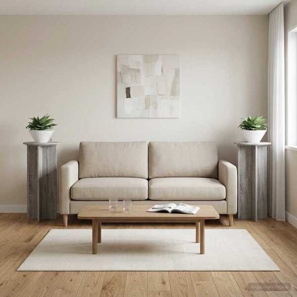 Stojak na rośliny 2 pcs Szary Sonoma 40 x 40 x 80 cm