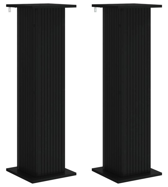 Stojak na rośliny 2 pcs Czarny 30,5 x 30 x 100,5 cm