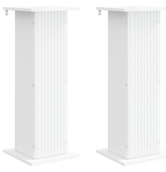 Stojak na rośliny 2 pcs Biały 30,5 x 30 x 80,5 cm