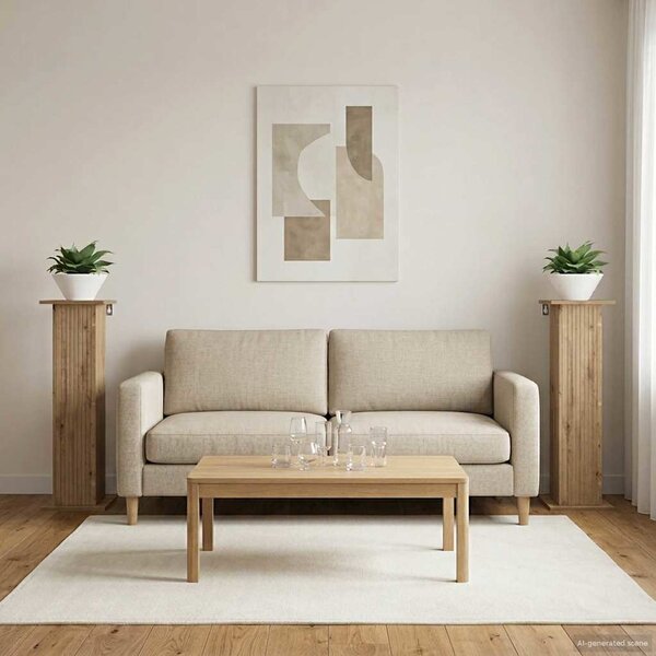Stojak na rośliny 2 pcs Dąb artisan 30,5 x 30 x 100,5 cm
