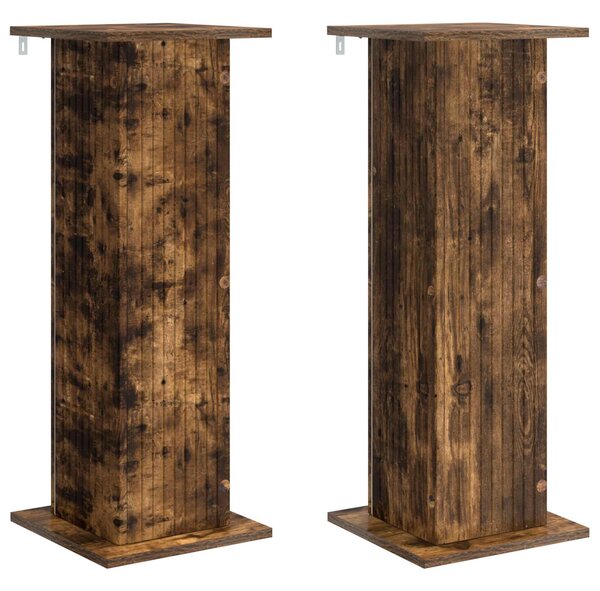 Stojak na rośliny 2 pcs Dąb wędzony 30,5 x 30 x 80,5 cm