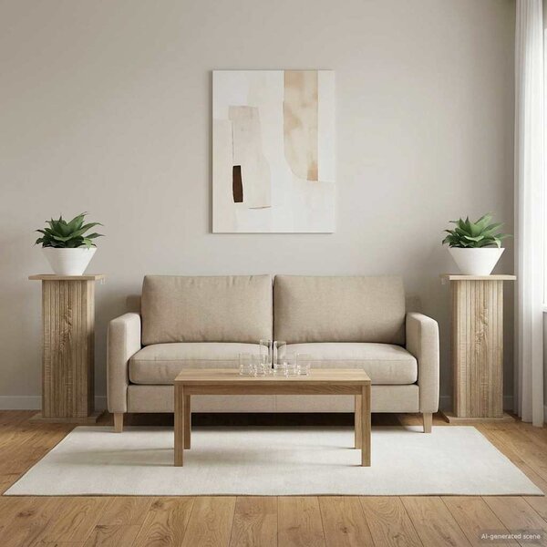 Stojak na rośliny 2 szt. dąb Sonoma 30,5 x 30 x 60,5 cm