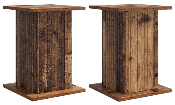 Stojak na rośliny 2 pcs Stare drewno 30,5 x 30 x 43 cm