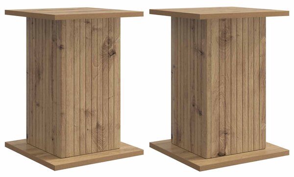 Stojak na rośliny 2 pcs Dąb artisan 30,5 x 30 x 43 cm