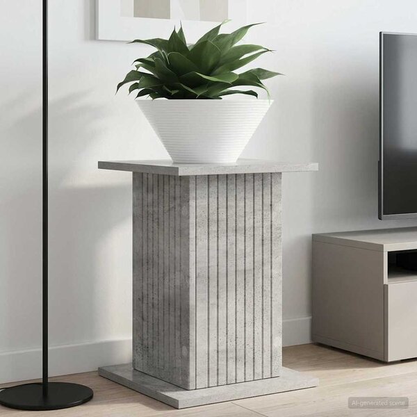 Stojak na rośliny 2 pcs Betonowy szary 30,5 x 30 x 43 cm