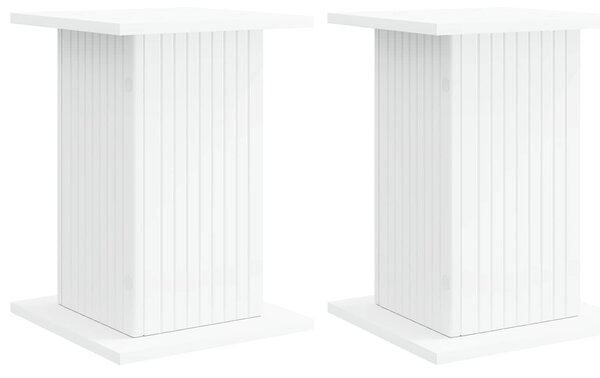 Stojak na rośliny 2 pcs Biały 30,5 x 30 x 43 cm