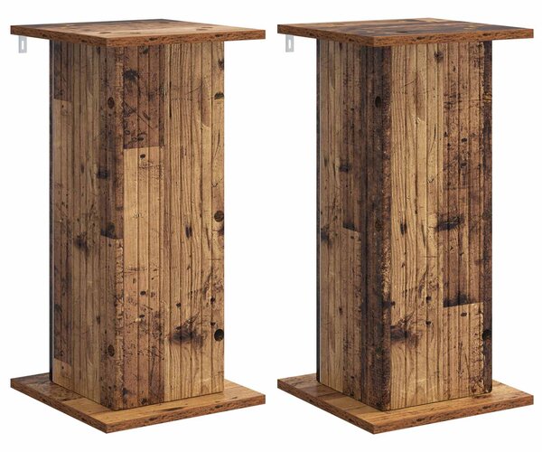Stojak na rośliny 2 pcs Stare drewno 30,5 x 30 x 60,5 cm