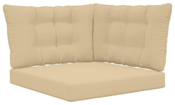 Poduszka do sofy na zewnątrz 3 pcs Beżowy Poliester