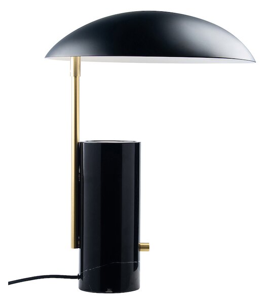 Marmurowa lampa stołowa Mademoiselles - DFTP, czarna