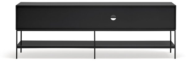 Czarna szafka pod TV 220x74x45 cm Platt – Teulat