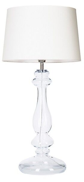 Lampa stołowa - Versailles Transparent 4concepts - biała