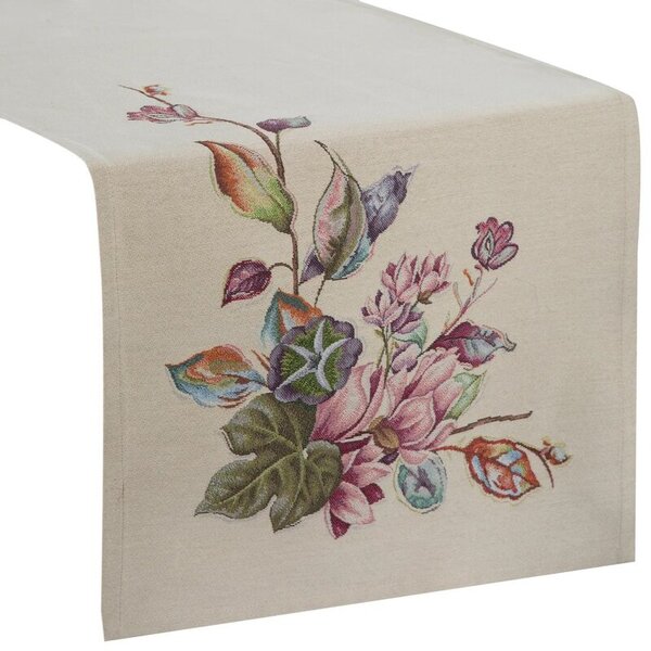 Obrus EUROFIRANY Cho 1215 45 x 140 cm Naturalny