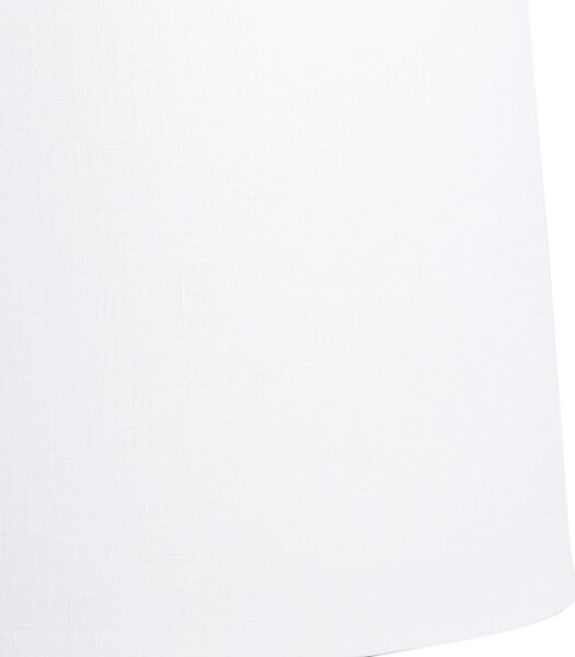 Abażur z lnu biały 45 cm