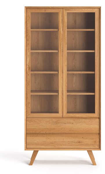 Witryna drewniana Quatro Buk 100 cm