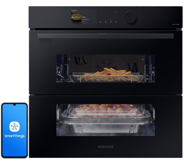 Piekarnik SAMSUNG NV7B6785KAK U2 Dual Cook Flex Elektryczny parowy Czarne szkÅo A+