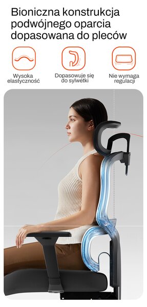 Fotel biurowy ergonomiczny ANGEL kreOn