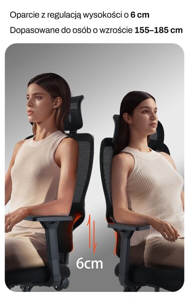Fotel biurowy ergonomiczny ANGEL kreOn