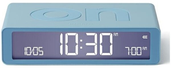 Budzik LEXON Flip Classic Jasnoniebieski