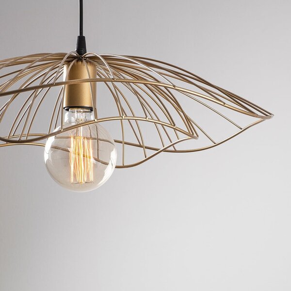 Lampa wisząca w kolorze złota ø 50 cm Farac – Opviq lights