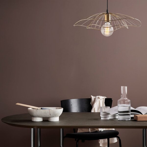 Lampa wisząca w kolorze złota ø 50 cm Farac – Opviq lights