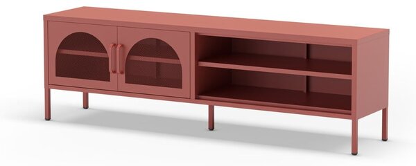 Ceglasta szafka pod TV 160x50 cm Diora – Marckeric