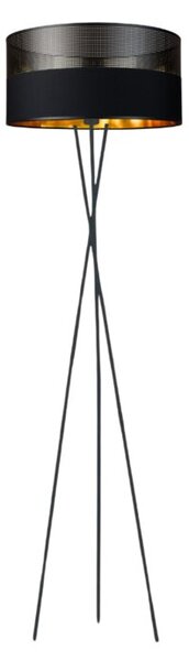 Lampa stojąca podłogowa trójnóg z abażurem walec MORIS