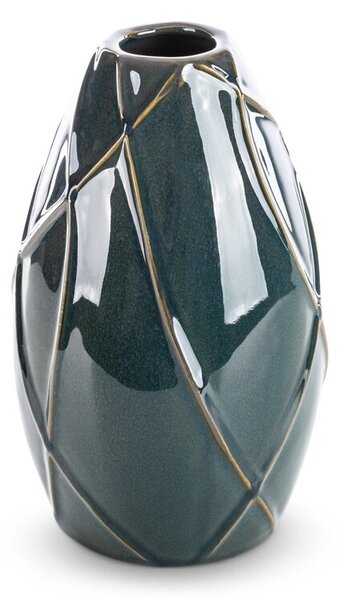 Wazon EUROFIRANY Teo 17 x 27 cm Turkusowy