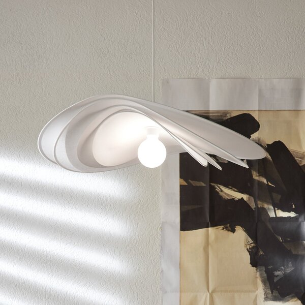 Lampa Wisząca MARKET SET, Selenitis, ściemnialny, biały, sypialnia, papier | karton, design