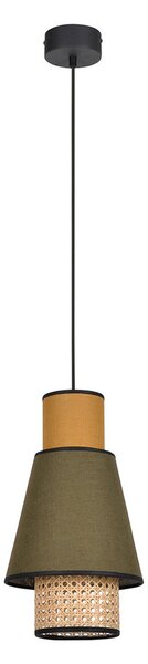 Lampa Wisząca MARKET SET, Singapour XS, ściemnialny, zielony, salon, tkanina | tekstylia, design