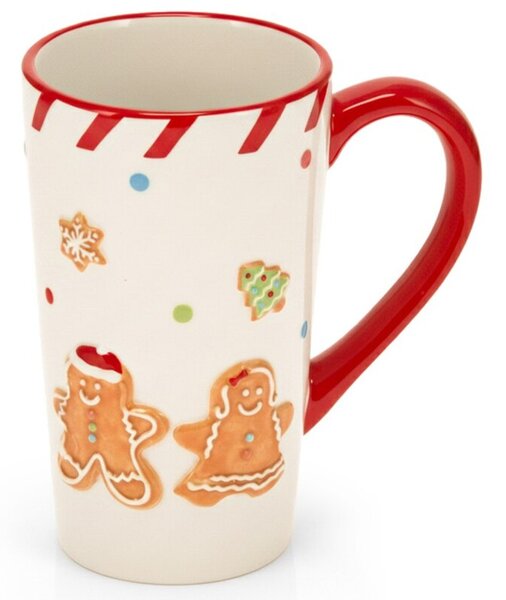 Kubek ceramiczny piernikowy ludzik 570 ml