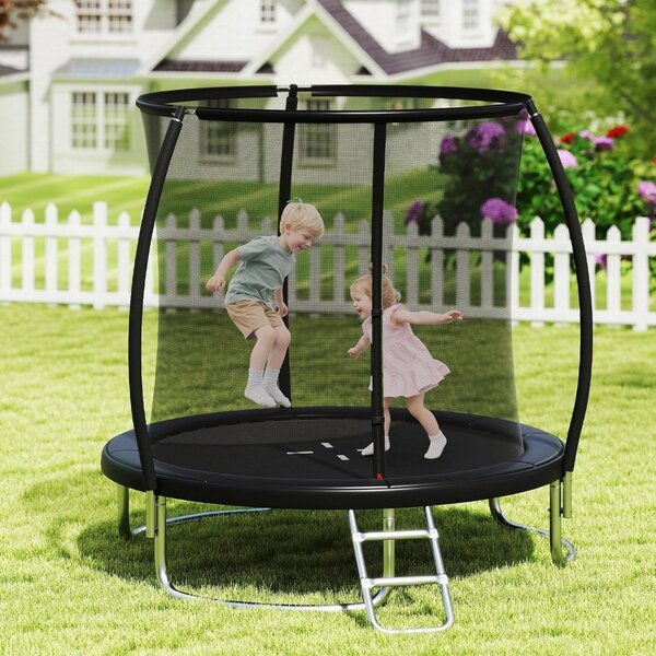 Trampolina ogrodowa 244 cm zielona