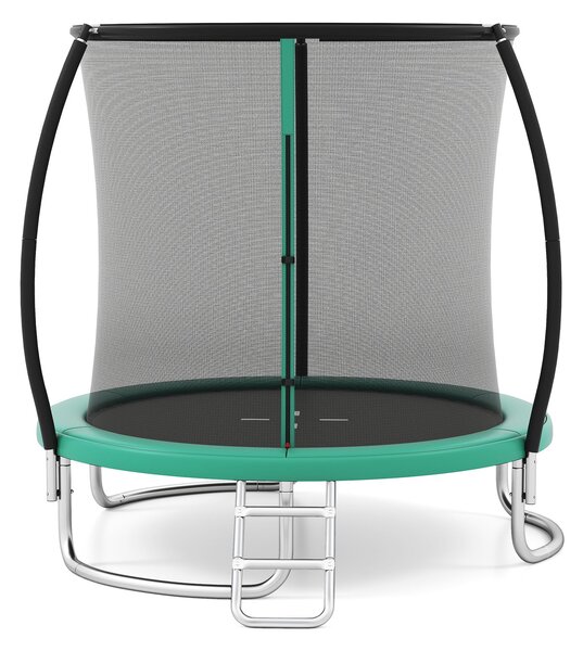 Trampolina ogrodowa 244 cm zielona