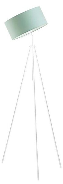 Lampa stojąca podłogowa przegubowa regulowana trójnóg z abażurem walec DECO