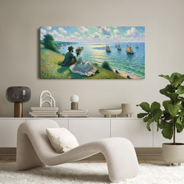 Obraz para obserwująca żaglówki