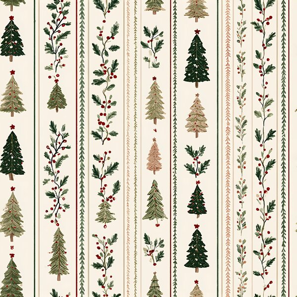 Bawełniana poszewka na poduszkę HOLLY PINES 45x45 cm, kolorowa