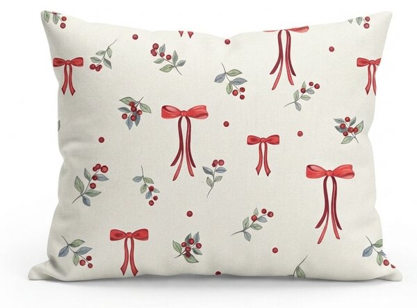 Bawełniana poszewka na poduszkę HOLLY BOWS 45x45 cm, kolorowa