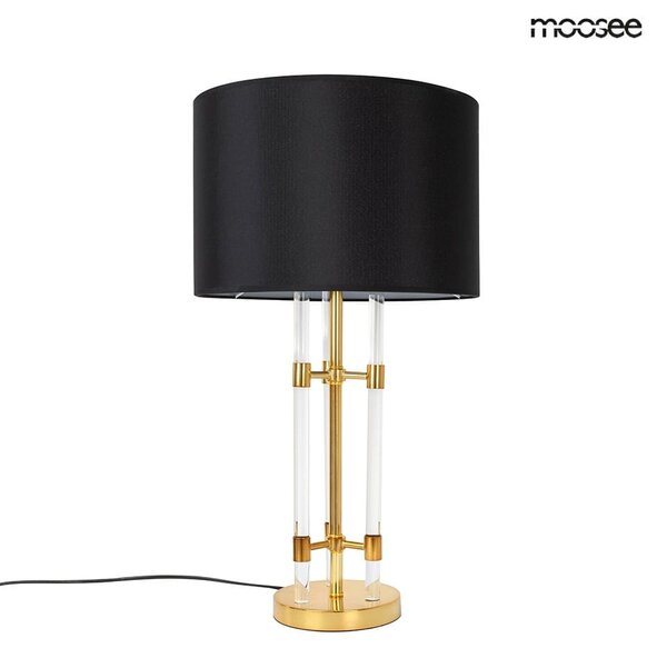 MOOSEE lampa stołowa MOXY złota / czarna