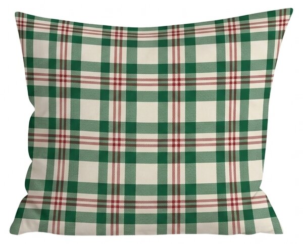 Bawełniana poszewka na poduszkę WINTER PLAID 45x45 cm, kolorowa