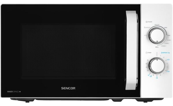 Kuchenka mikrofalowa SENCOR SMW 4220WH 700W średnica 25.5 cm pojemność 20L Biało-czarny