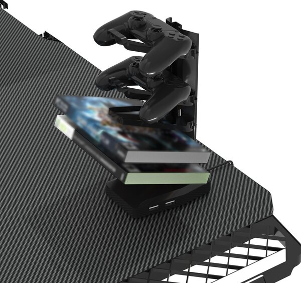Biurko dla graczy z oświetleniem Gamset Falcon 1.4