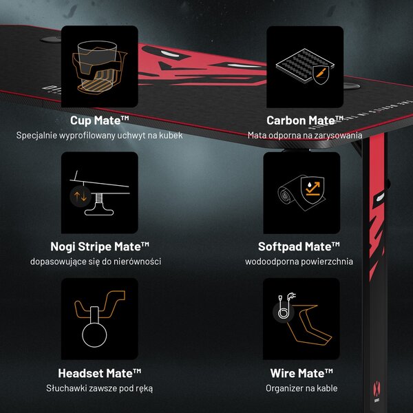 Biurko gamingowe Diablo X-Mate 1400