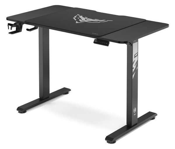 Biurko gamingowe elektryczne Diablo X-Tensio 110 cm, kolor czarny carbon