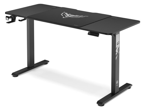Biurko gamingowe elektryczne Diablo X-Tensio 140 cm, kolor czarny carbon