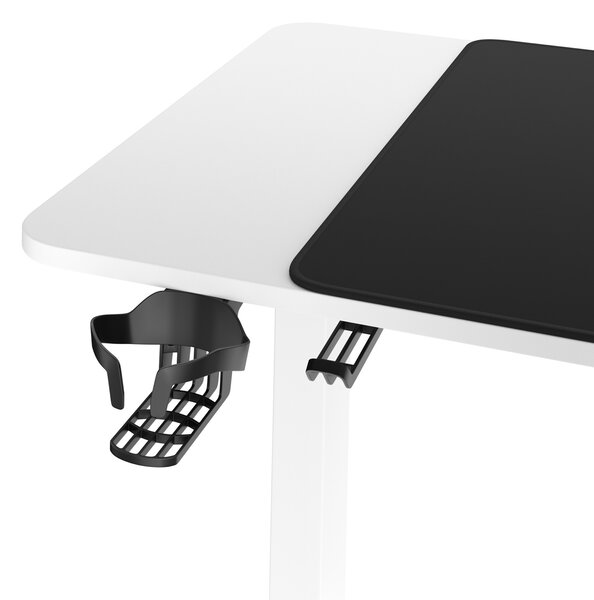 Biurko gamingowe z regulacją wysokości Diablo X-Tensio 110 cm, kolor biały