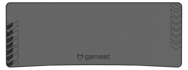 Czarne biurko do gamingu Gamset Snake 1.0