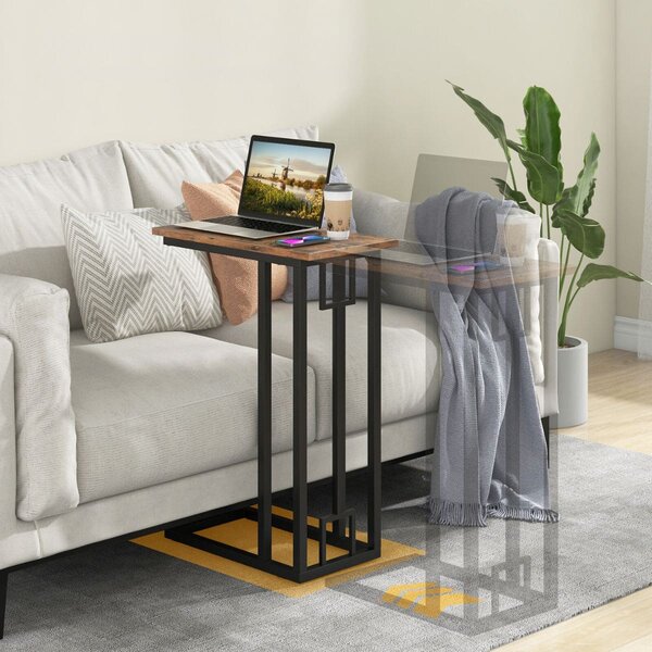 Industrialny stolik pod laptopa