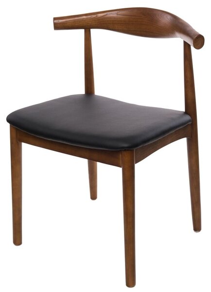 KRZESŁO DREWNIANE Codo ins. Elbow Chair JESIONOWE retro