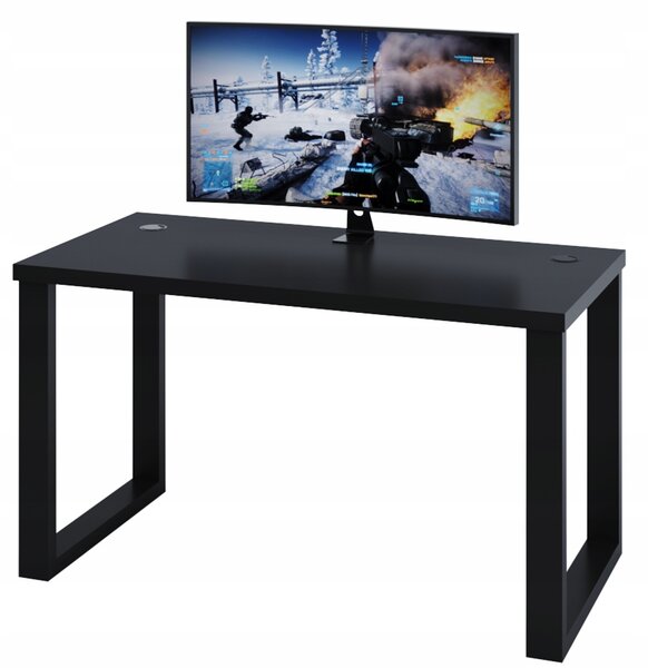 Biurko komputerowe na płozach dla graczy S 135/65 cm