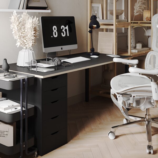 Ergonomiczny fotel z regulowanym podnóżkiem Brave V-Kinetic szary