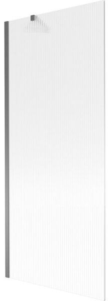 Mexen Next parawan nawannowy 1-skrzydłowy 80 x 150 cm, prążki, gun metal - 895-080-000-00-09-95